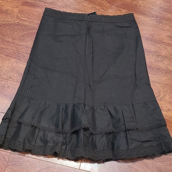 Antonio Melani Chocolate brown peasant skirt - Picture 6 of 7